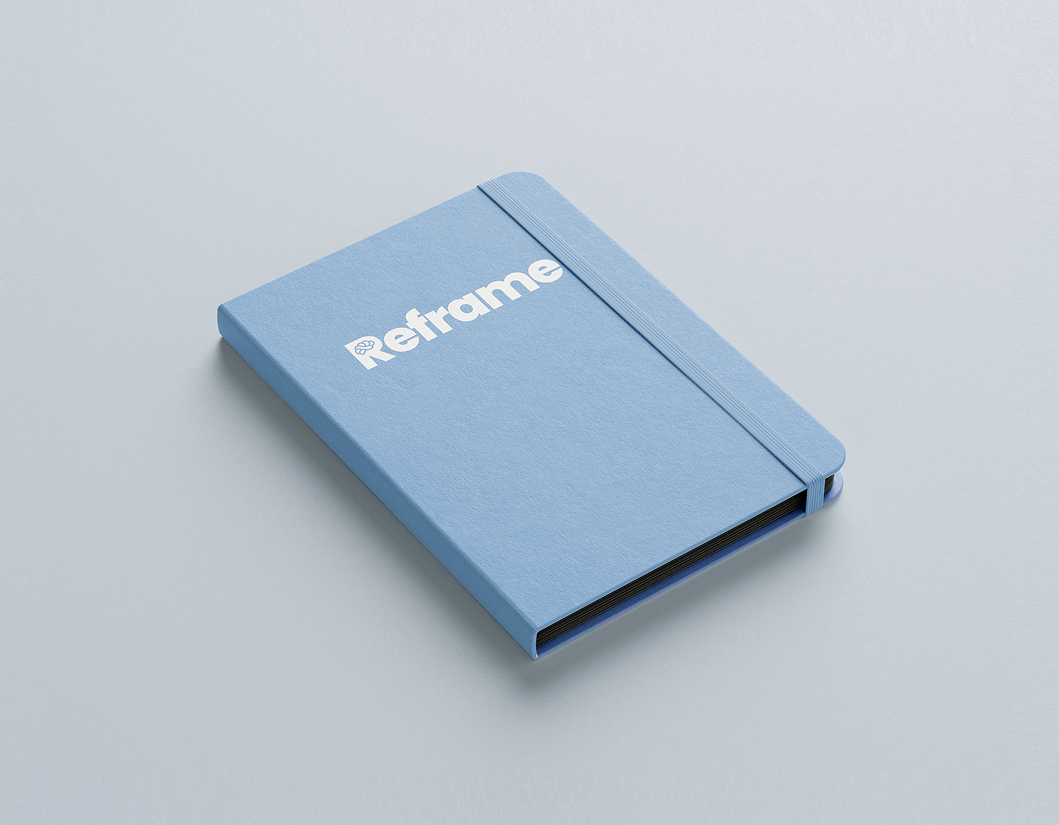 Logo Hardcover Journal, Light Blue