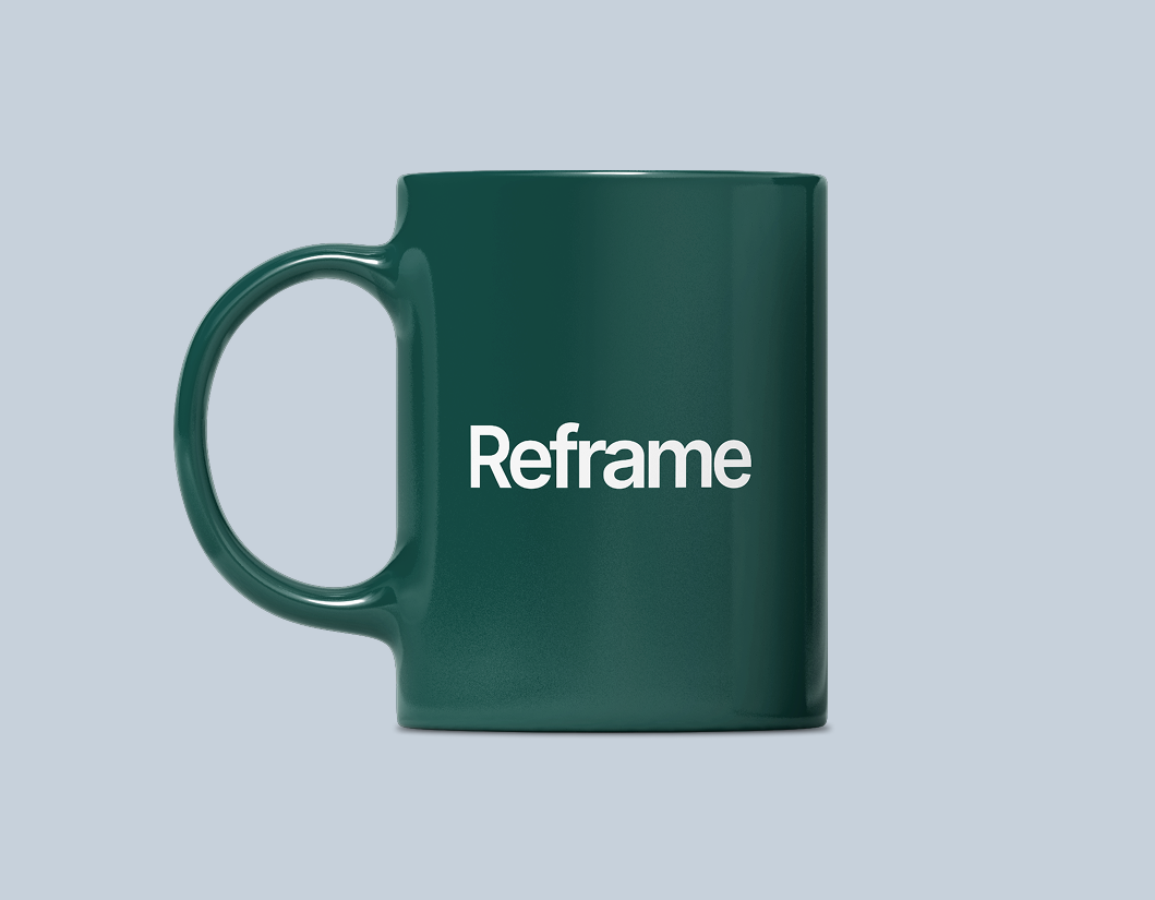 Reframe Green Mug