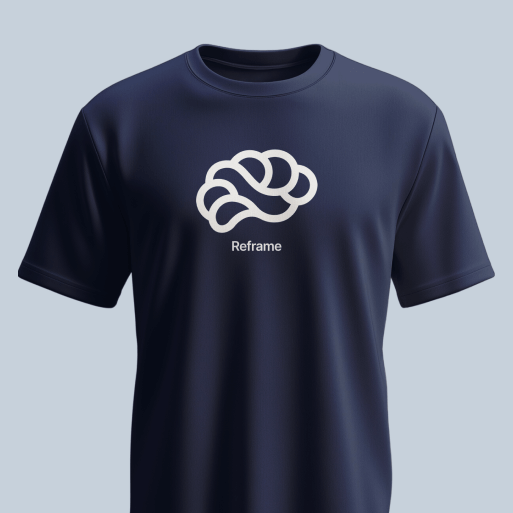 Big Brain Men's T-Shirt, Navy Blue