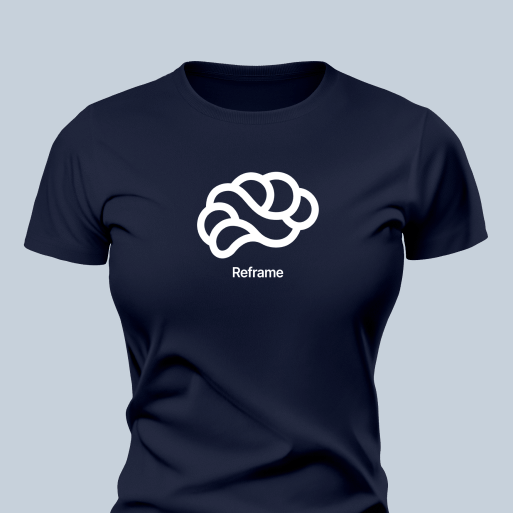 Big Brain Women's T-Shirt, Navy Blue
