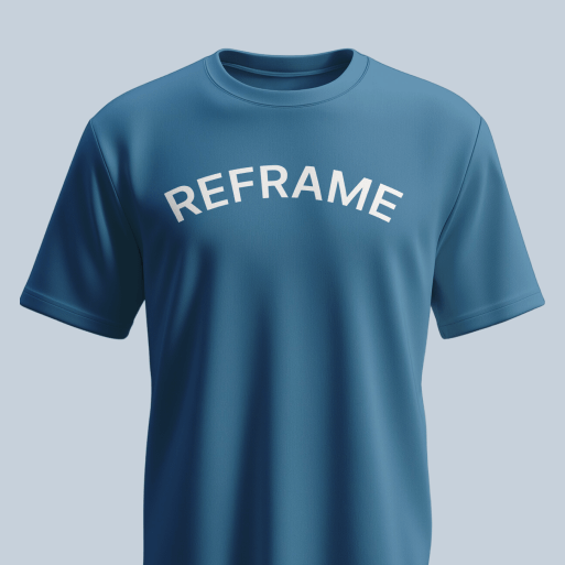 Reframe Arc T-Shirt, Antique Sapphire