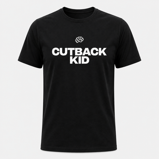 Cutback Kid Men's T-Shirt, Black