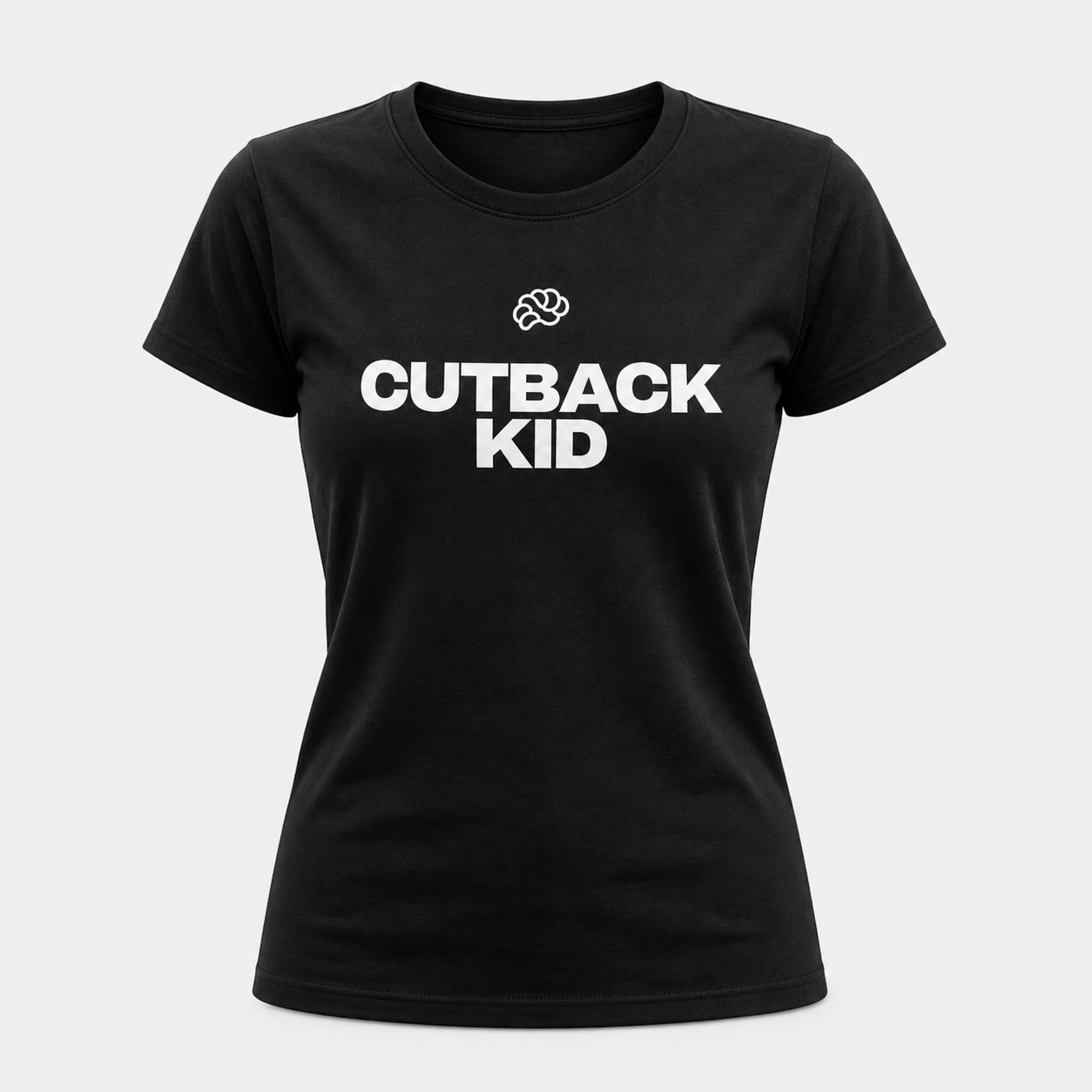 Cutback Kid Women's T-Shirt, Black