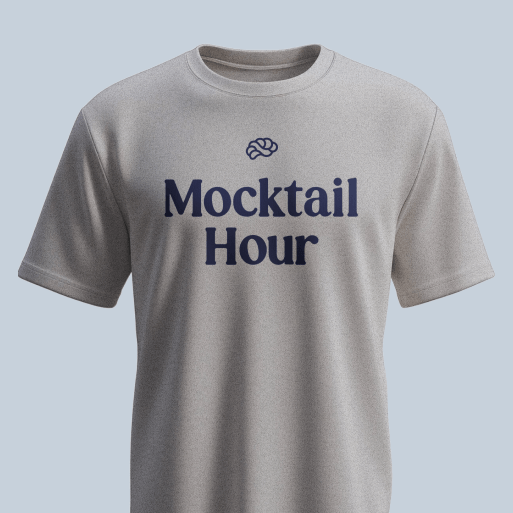 Mocktail Hour Men's T-Shirt, Sport Gray