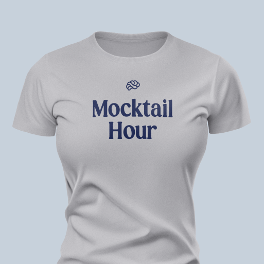 Mocktail Hour Women's T-Shirt, Sport Gray